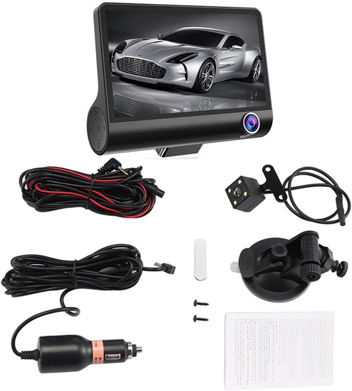 Miniatura 2 de Cámara Carro Dvr Hd 3 Lentes Full Hd